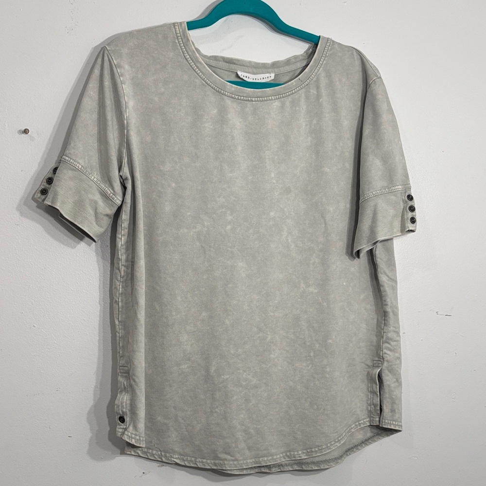 Jane and Delancey Light Gray Short Sleeve Men’s Shirt